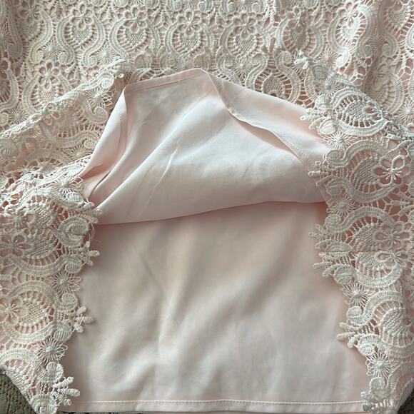 Cynthia Steffe | Reese Cap Sleeve Lace Shift Dress Size 2 - Picture 9 of 15